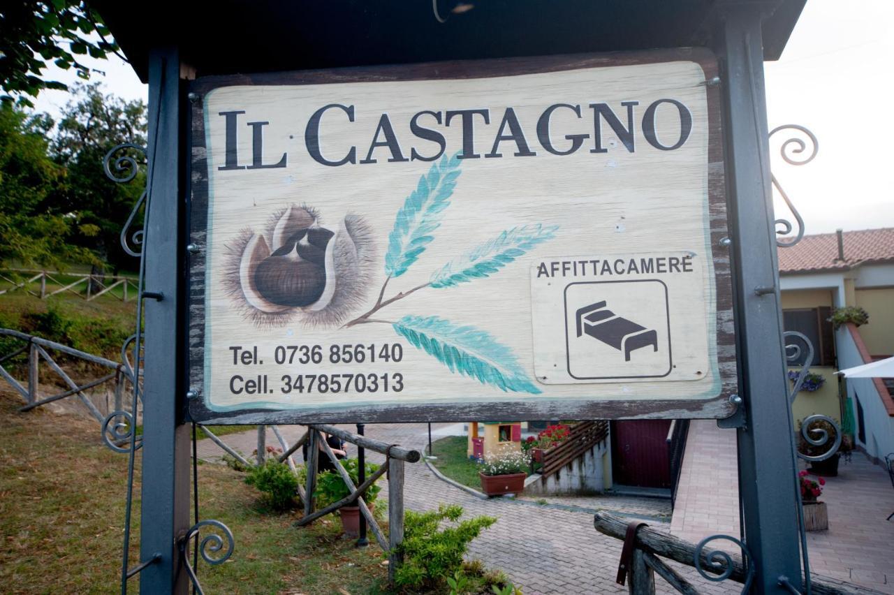 Il Castagno Bed & Breakfast Montemonaco Exterior foto